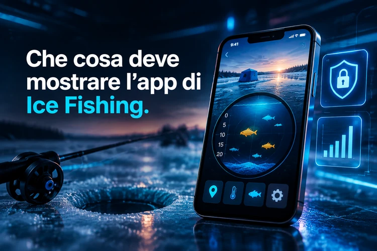 Che cosa deve mostrare l’app di Ice Fishing