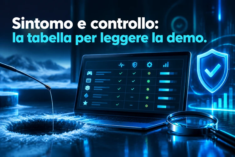 Sintomo e controllo: la tabella per leggere la demo