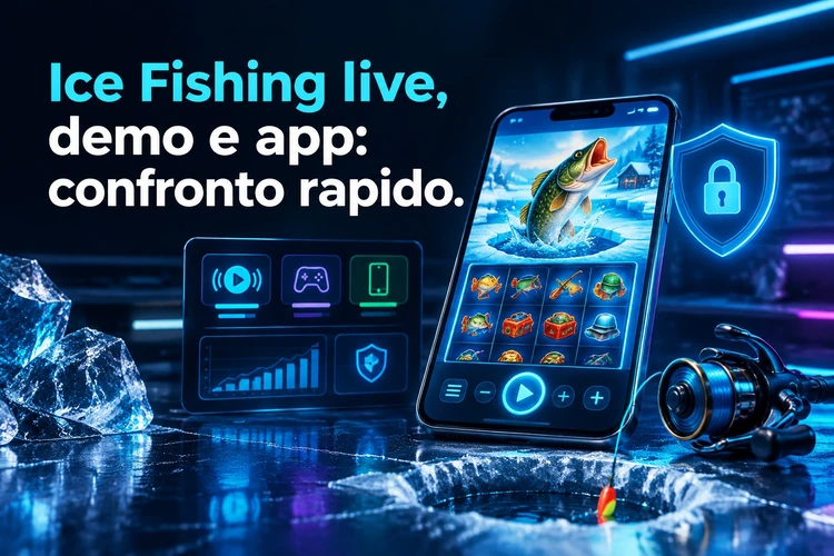 Ice Fishing live, demo e app: confronto rapido