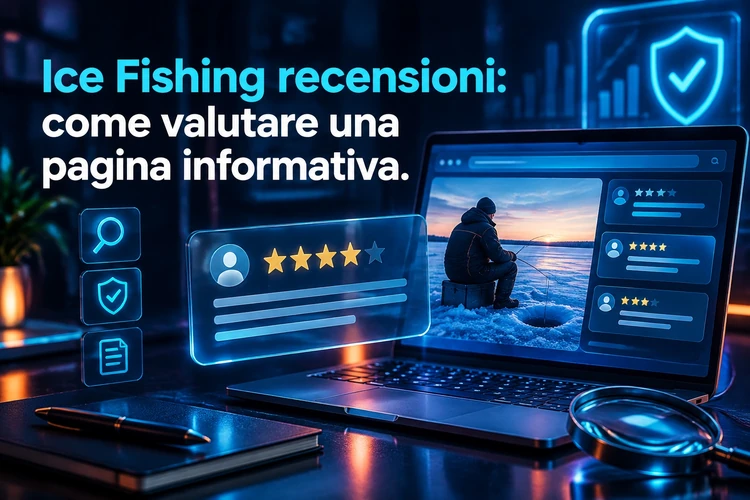Ice Fishing recensioni: come valutare una pagina informativa
